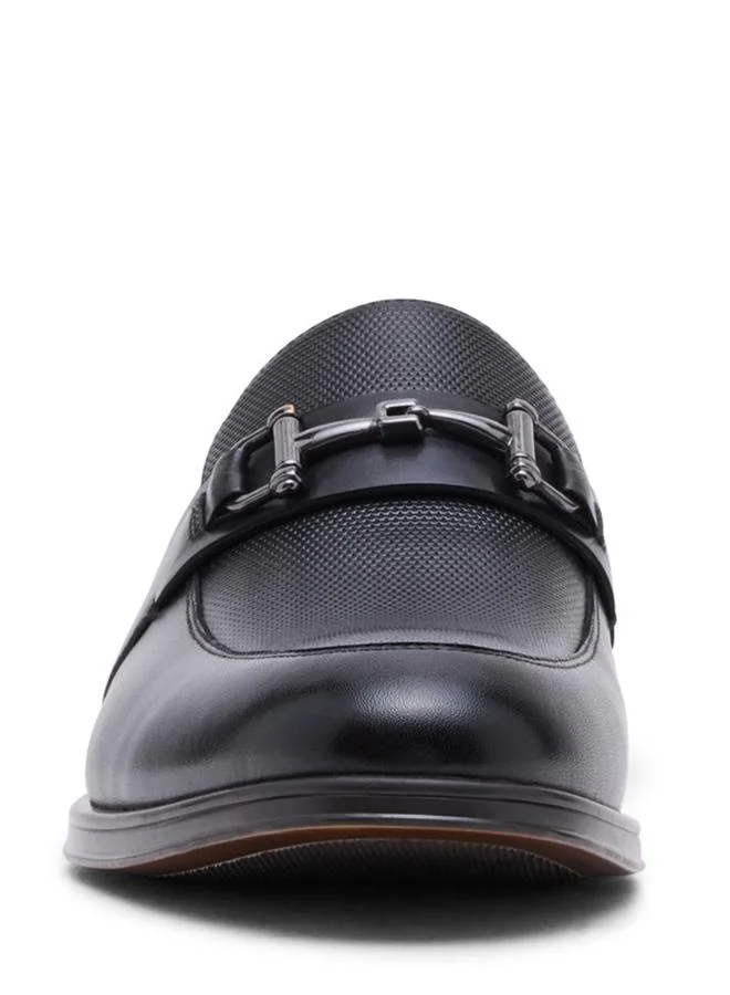Steve Madden  Santino Black Men's Slip On Dress Shoes for Men | Best Price UAE