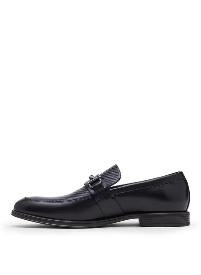 Steve Madden  Santino Black Men's Slip On Dress Shoes for Men | Best Price UAE
