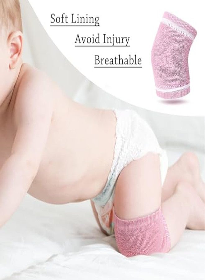 Recluse 1 Pair Baby Smiley Knee Pads, Infant Toddler Crawling Knee & Elbow Pad Cushion pad Unisex Smiley Face Design for Infant Boys & Girls - Comfortable Baby Leg Warmer Kneecap Protector for Kids - Image 4
