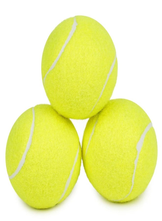Prime Pets Tennis Balls for Dogs 3 Pack 2.5”, Durable Dog Toys for Training, Fetch & Outdoor Play, Squeaky Balls for Dogs Small and Medium with High Bounce, Interactive Pet Fetch Ball - Image 1