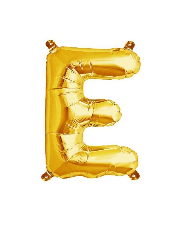 بارتي فن بالون الحروف احباط 40 بوصة (E) اللون الذهبي - Image 1