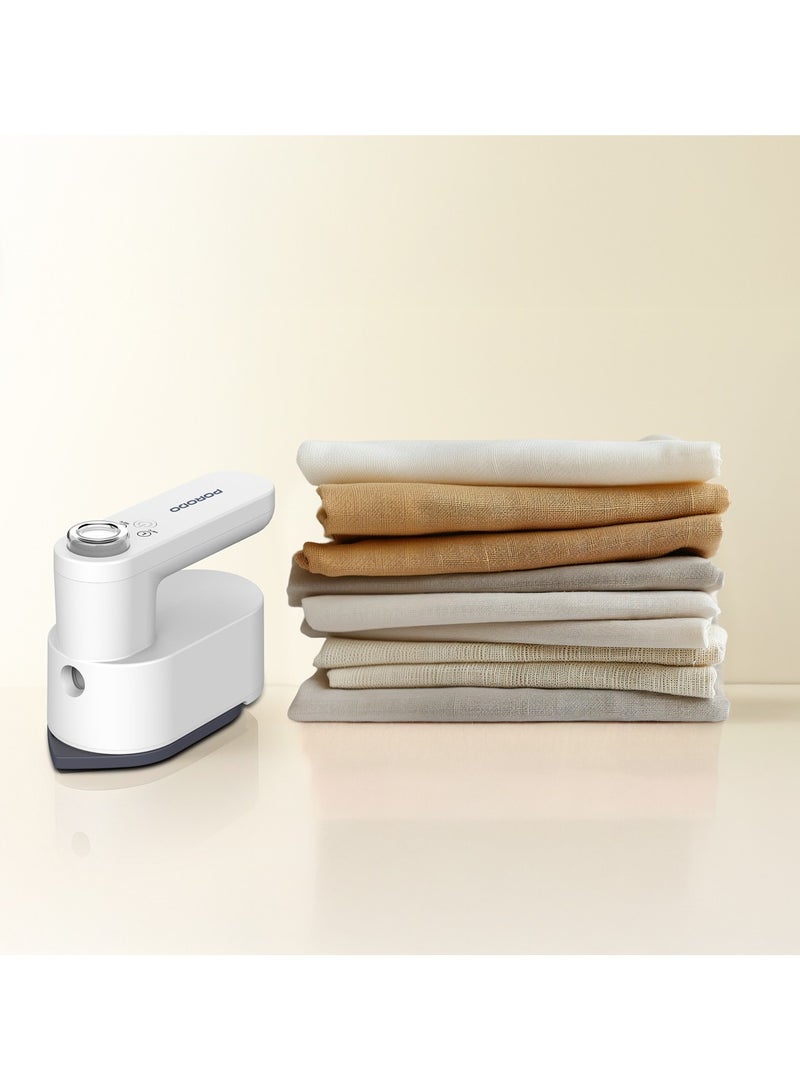 بورودو مكواة بخار محمولة من لايف ستايل هيت بالس، مولدة بخار بالموجات فوق الصوتية 10W / مكواة بخار محمولة ببطارية 5200 مللي أمبير/ساعة / كي بخاري للسفر / كي متواصل لمدة 40 دقيقة - أبيض - Image 5