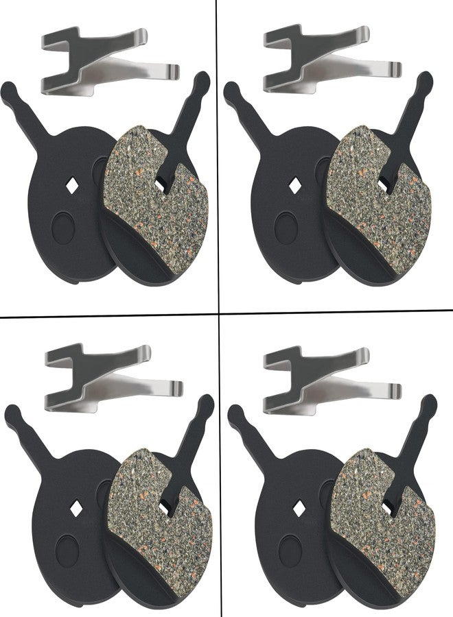 CYBIC Bicycle Disc Brake Pads, Semi-Metallic Compound, Black and Grey, 4 Pairs - Image 3