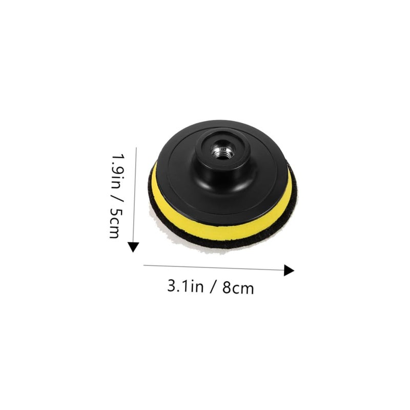 2 Sets Car Polishing Sponge Pads Drill Buffing Kit for Waxing Detailing Household Use - Image 3