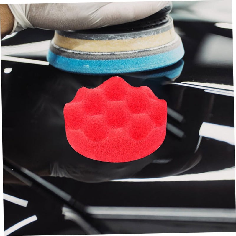 2 Sets Car Polishing Sponge Pads Drill Buffing Kit for Waxing Detailing Household Use - Image 5