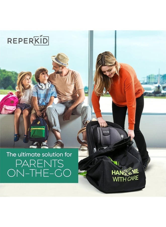 Reperkid Car Seat Travel Bag for Air Travel Airplane Backpack Wheels Gate Check Bag Cover for Flight Check In - Image 2