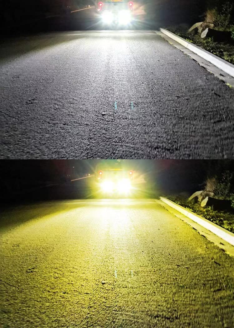 ELTRON TURBO Imported 1 Year Warranty DC Power 12V-24Volts 160Watts Single Lens Fog Light Universal For All Motorcycles, Scooty, Bike, Car Projector Light Yellow + White Color Beam (Pack of 2, Switch) - Image 3