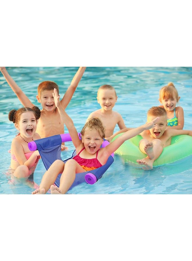 The Dreidel Company Pool Noodle Floating Mesh Chair For Floating Pool Noodle Only Swimming Net Lounge Chair Seat Great For Water Relaxation (Single) - Image 3