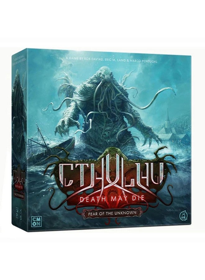 Cthulu: Death May Die Fear of The Unknown Board Game Expansion - Horror Game, Mystery Game, Cooperative Game for Kids & Adults, Ages 14+, 1-5 Players, 90-120 Minute Playtime, Made by CMON