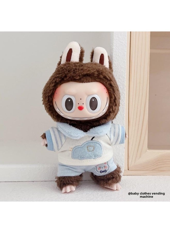 null - Labubu Clothes Accessories 17CM Labubu Pendant Baby Clothes Shoes Casual Suit-Specifications:For Labubu (17cm)-Color:Car - Image 1