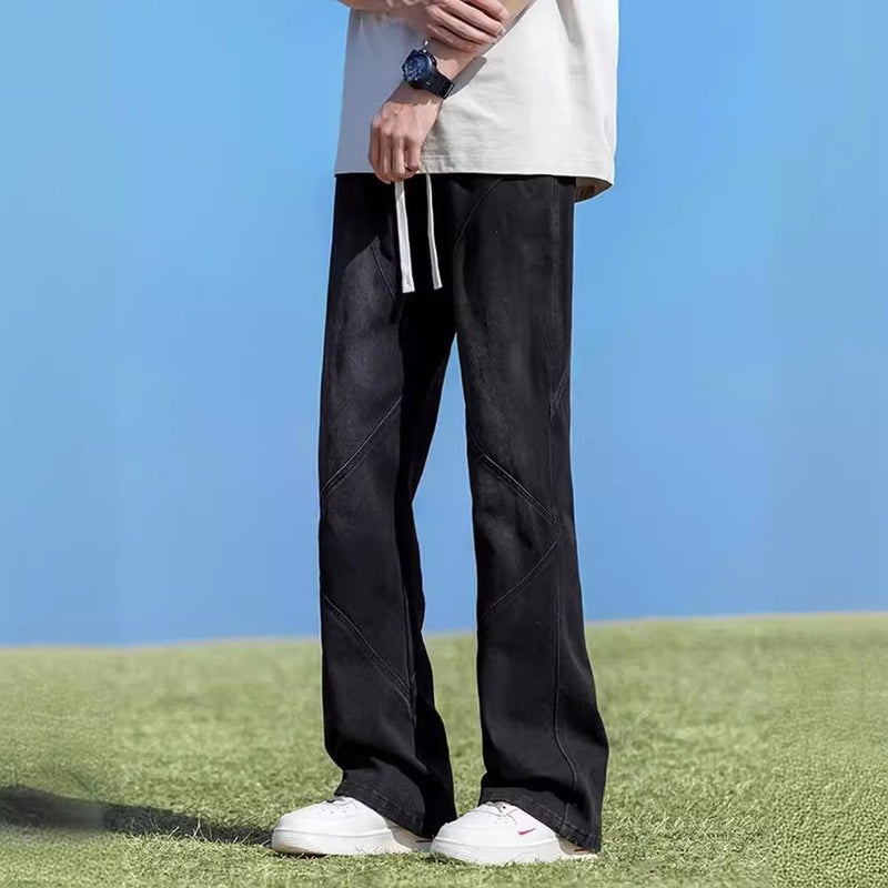 Unisex Classic Denim Jeans Loose Fit Daily Outdoor Wear - Image 2