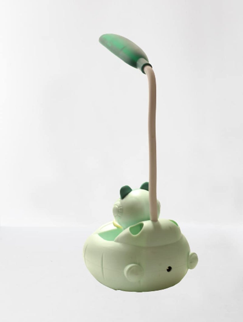 Lilone Astronaut Spaceship Night Light Lamp for Study Table Green USB Rechargeable - Image 5