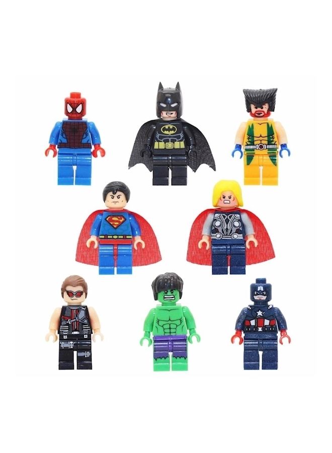 NIBEMINENT 8-Piece Super Hero Action Figure Set - Image 1