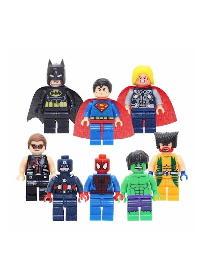 NIBEMINENT 8-Piece Super Hero Action Figure Set - Image 2