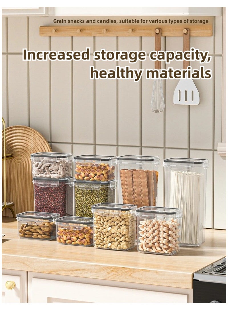 14PCS Large Airtight Food Storage Containers – BPA-Free Pantry Canisters with Lids for Cereal, Rice, Flour & Oats, Leak-Proof Set for Kitchen, Restaurant & Store Use + Labels & Marker - Image 4