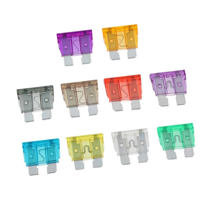 Alipis 51pcs Medium Car Insert Fuse Clips Auto Fuse Accessories Storage Box for Easy Organization and Use - Image 1