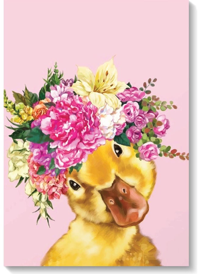 RYN Flowers Wall Art Multicolour 40x60cm - Image 1