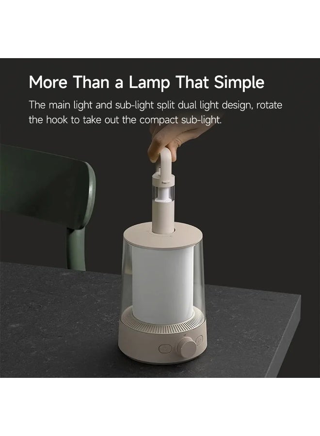 MIJIA Original Xiaomi Mijia Split Camping Lamp, Detachable Dual Lights Bluetooth Smart Control, Rechargeable Portable Outdoor Light, Dimmable Long Battery Life for Desert Camping Hiking Patio Garden Emergency, Chinese Version - Image 4