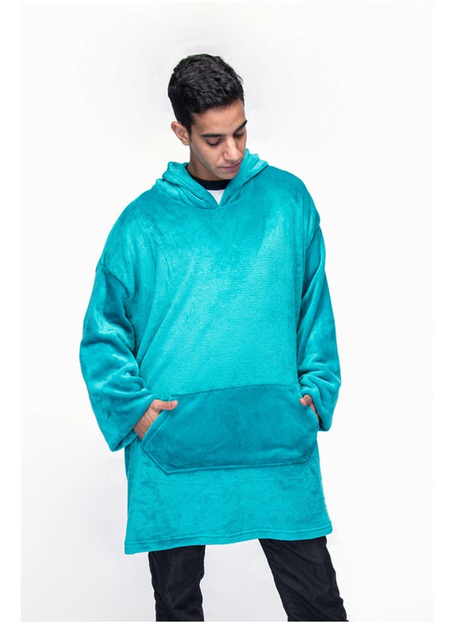 Mintra Mintra Oversized Microfiber  Small Size Wearable Blanket light green 