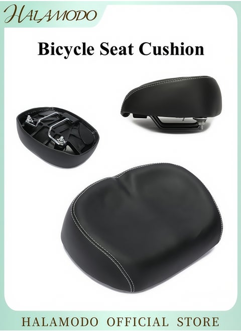 No Nose Cushion Bicycle Seat High Elastic Sponge Cushion Ergonomic Pressure Relief Design Double Layer Shock Absorption Comfortable Experience