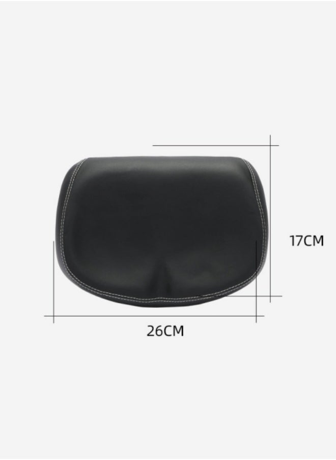 HALAMODO - No Nose Cushion Bicycle Seat High Elastic Sponge Cushion Ergonomic Pressure Relief Design Double Layer Shock Absorption Comfortable Experience - Image 1