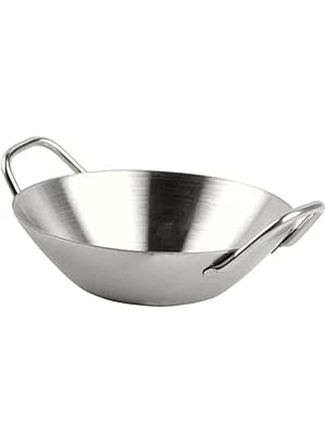 Stainless Steel Kimchi Dish with Double Handles Easy Clean Sauce Plate for Home Restaurant - Image 1