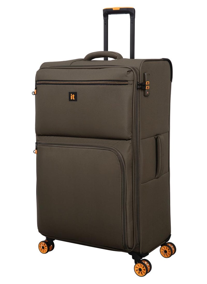 it Luggage it luggage Compartment, Unisex Polyester Material Soft Case, 8x360 Degree Spinner Wheels, Expandable Trolley Bag, Telescopic Handle, TSA Lock, 12-3149-08, Lightweight  - Image 1