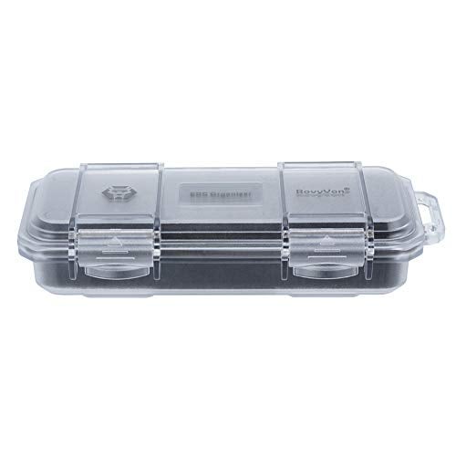 RovyVon RX10 EDC Tool Box, 1PCS Small Organizer Storage Case to Protect Gears, 6.89" x 3.21" x 1.45" (Transparent) - Image 1