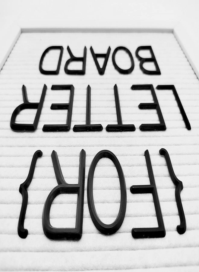 G GAMIT Felt Letter Board Letters Set - Pre-cut 227pcs 2 inch Tall Black Letters (No Board Included) - Image 4