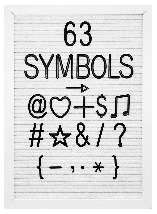 G GAMIT Felt Letter Board Letters Set - Pre-cut 227pcs 2 inch Tall Black Letters (No Board Included) - Image 3