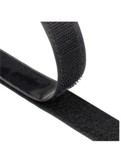 Beauenty Hook and Loop Tape, Self Adhesive Sticky Heavy Duty Tape Reusable Double Sided Roll Strength Velcro Heavy-Duty Stick On Tape-Black(10M)  - Image 1