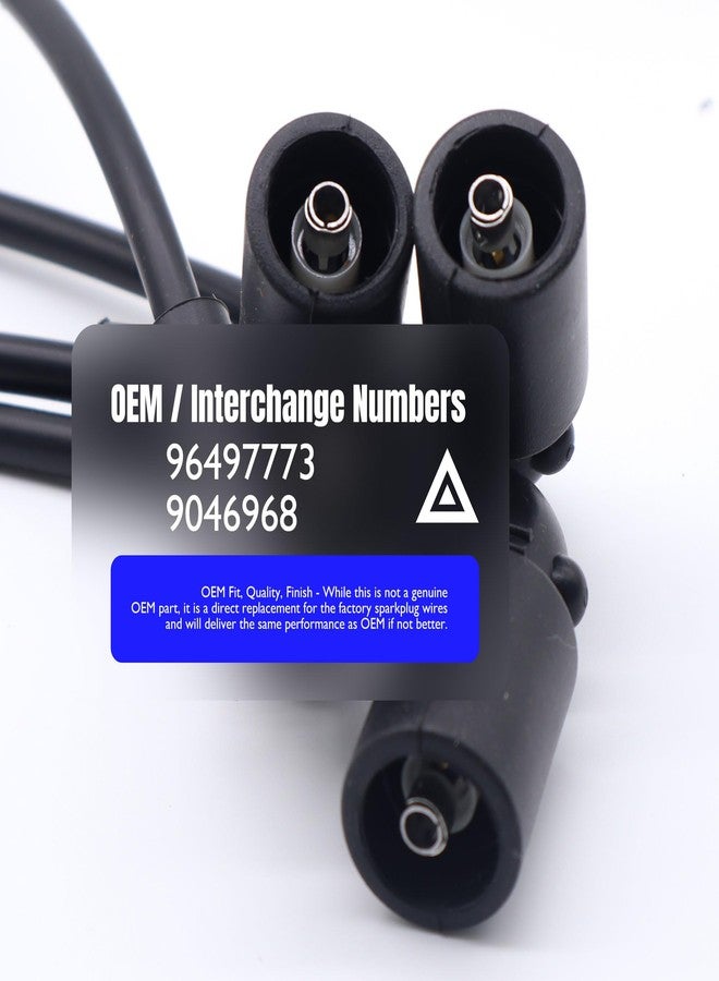 OXCANO 55400 Ignition Spark Plug Wires Set of 4 Compatible with Chevrolet Aveo 2004-2018, Aveo5 2006-2008, Daewoo Lanos 1999-2002, Pontiac Wave 2005-2008, Wave5 2005-2007, Suzuki Swift+ 2004-2007 - Image 5