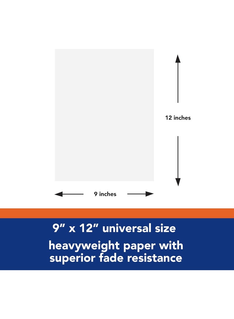 Tru-RayÂ® Construction Paper, 50% Recycled, 9" x 12", White, Pack Of 50 - Image 2