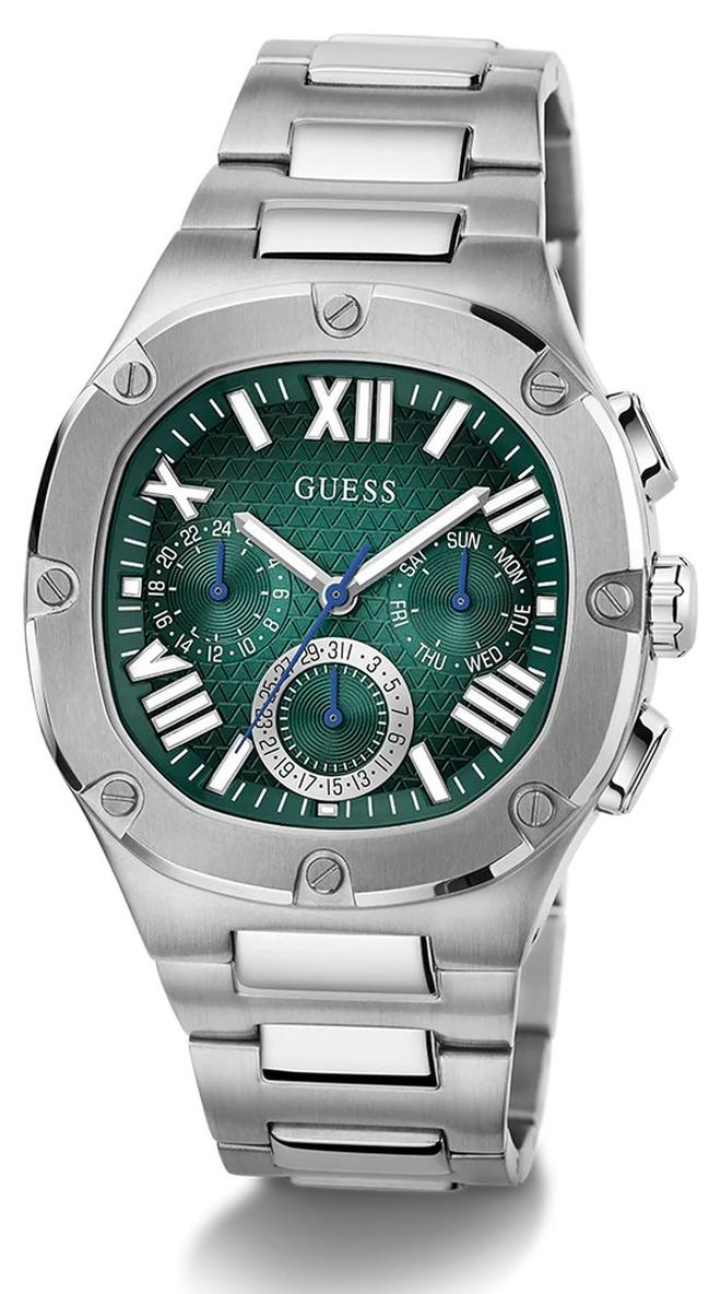 GUESS Men's Silver Tone Multi-function Watch - GW0572G6 - Image 1