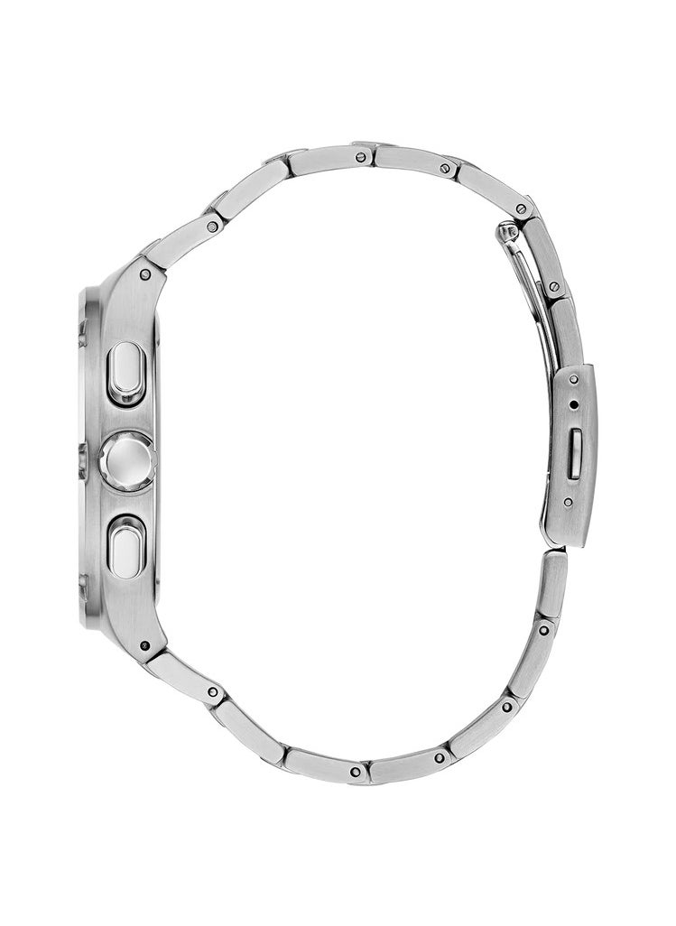 جس ساعة GUESS للرجال متعددة الوظائف باللون الفضي - GW0572G6  - Image 4
