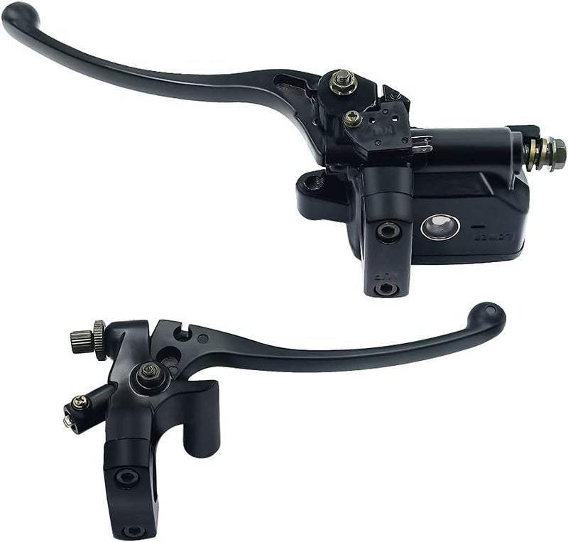 Triumilynn 1" 25mm Right Brake Master Cylinder & Left Clutch Lever Kit for Honda, Kawasaki, Suzuki, Yamaha - Image 2