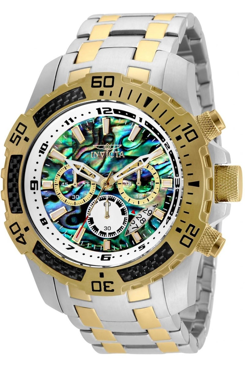Invicta Men's Pro Diver 51mm Stainless Steel Quartz Watch, Two Tone (Model: 25093) - Image 1