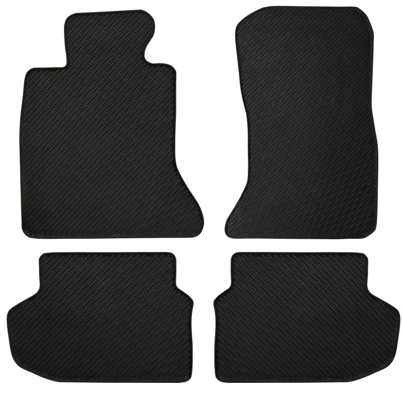 Matericuo Car Floor Mats Custom Fit for BMW 5 Series F10 2011-2016 Full Black Rubber Auto Liner Mats All Weather Protection Heavy Duty Odorless - Image 5