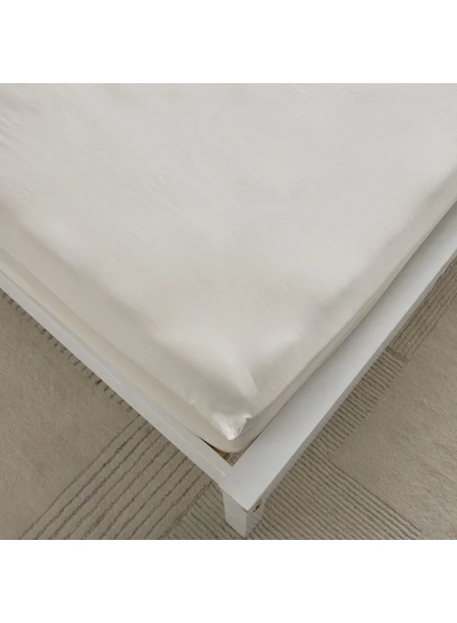 Home Box Essential King Cotton Fitted Sheet 180 x 200 x 36 cm
