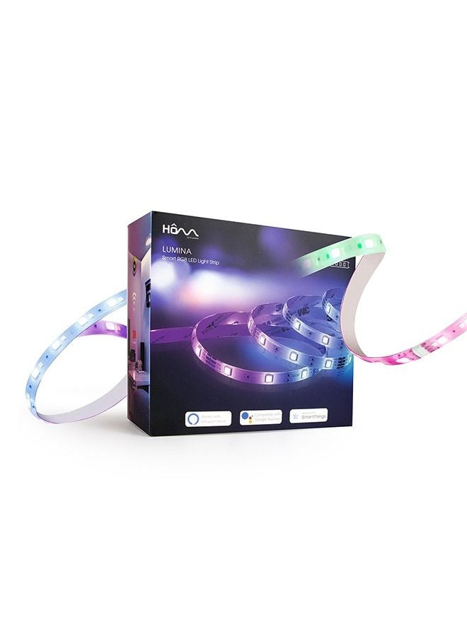 blupebble - Homm by Blupebble Lumina Smart RGB LED Lights Strips 16M Colors, Led Color Changing, Smart App Control, Easy Install, Voice control, Ip65 Rating Waterproof - Image 1