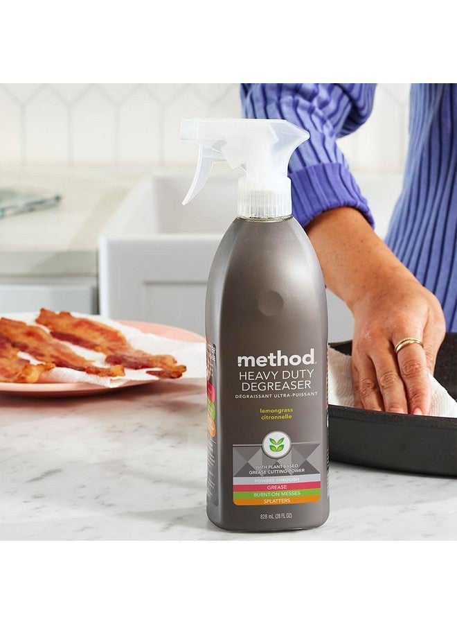 Method Method Heavy Duty Degreaser, Lemongrass Scent, Oven Cleaner & Stove Top Cleaner, 28 Oz Spray Bottle (Pack of 1),(Packaging may vary)  - Image 5