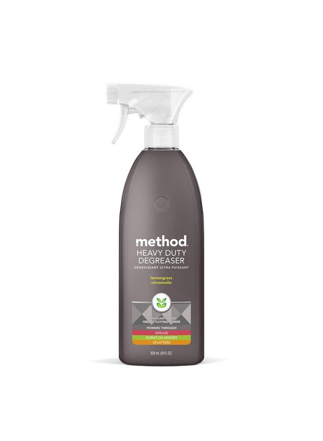 Method Method Heavy Duty Degreaser, Lemongrass Scent, Oven Cleaner & Stove Top Cleaner, 28 Oz Spray Bottle (Pack of 1),(Packaging may vary)  - Image 1