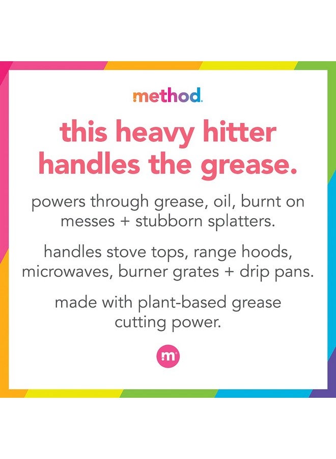 Method Method Heavy Duty Degreaser, Lemongrass Scent, Oven Cleaner & Stove Top Cleaner, 28 Oz Spray Bottle (Pack of 1),(Packaging may vary)  - Image 3