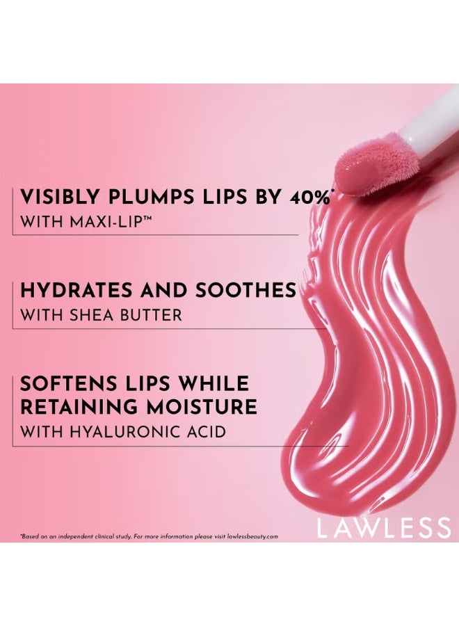 LAWLESS BEAUTY Forget The Filler Lip Plumper Line Smoothing Gloss - Velvet - Image 3