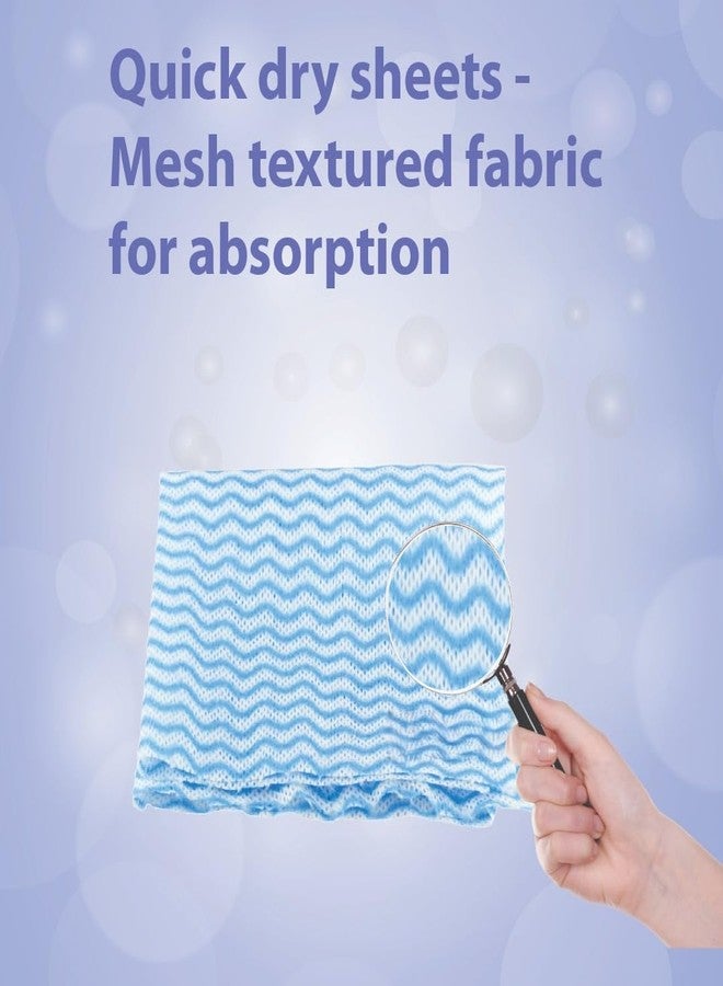 Kosher Reusable Kitchen Towel - Washable upto 4500 Times | 80 Sheets X 2 Rolls | Super Soft, High Absorption & Quick Dry Multipurpose Kitchen Paper Towel Roll | Non Woven Cleaning Wipes - Image 5