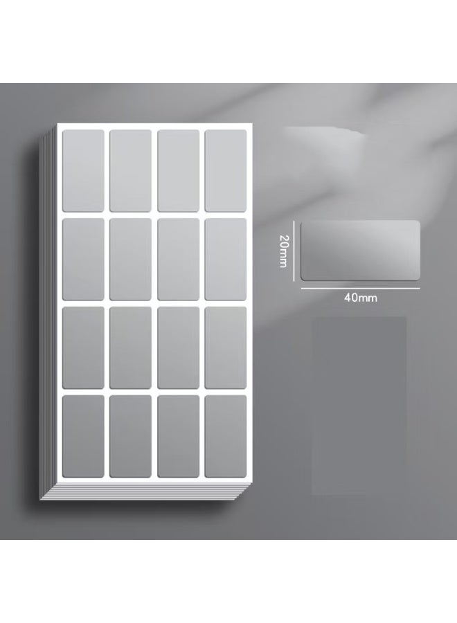 160pcs Removable Waterproof Label Stickers, Freeze Food Design - Ideal for Organizing Address, Office & Home Use, Storage Bins, Moving, Folders - Image 2