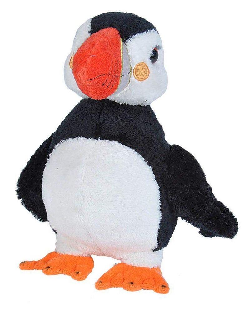 Wild Republic Puffin Plush, Stuffed Animal, Plush Toy, Sea Animals, Gifts for Kids, Sea Critters 8 inches - Image 1