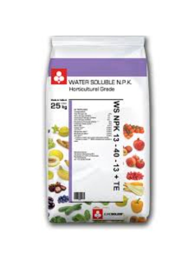 Eurosolids WS NPK 13-40-13 + TE Water Soluble Fertilizer | High Phosphorus Formula | 25kg