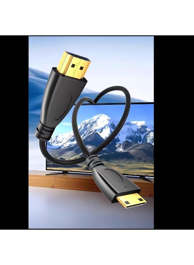 أثير كابل HDMI صغير 4K إلى HDMI ، متوافق مع الكاميرات وكاميرات الفيديو وأجهزة التلفزيون عالية الدقة وأجهزة الكمبيوتر المحمولة والأجهزة اللوحية والشاشات - Image 4