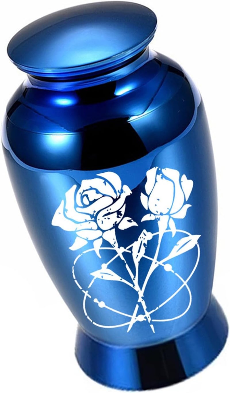 Storage Urn Cremation Jar for Pet Ashes Memorial Urn with Elegant Pattern Designs for Loss Pet Furs Keepsakes Gift Remembrances Gift - Image 3